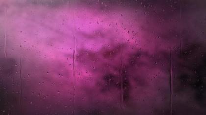Raindrops on Window
