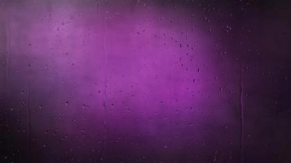 Rain on Purple Glass