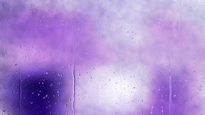 Raindrops on Glass