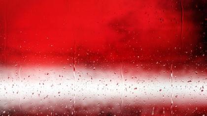 Raindrops on Red Backdrop