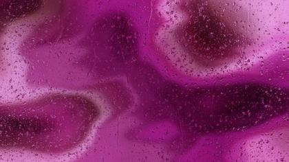 Raindrops on Purple Glass