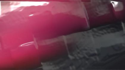 Glossy Crimson Abstract