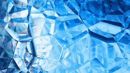 Abstract Blue Crystal
