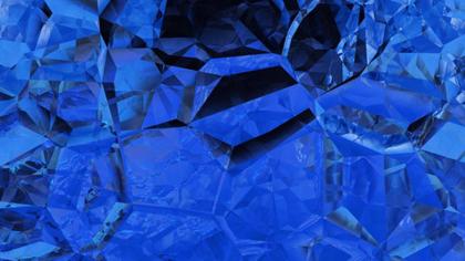 Blue Crystal Formation