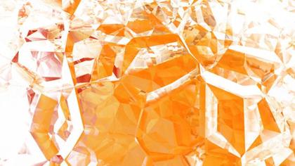 Geometric Orange Crystal