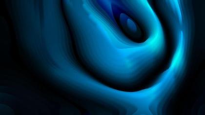 Swirling Blue Abstraction