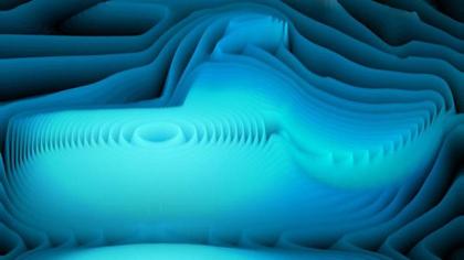 Layered Blue Abstraction