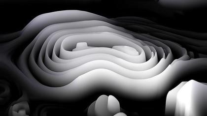 Abstract Layered Landscape