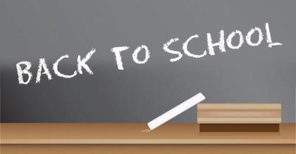 Back to School Blackboard Sign