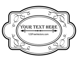 Ornate Frame Vector Graphics