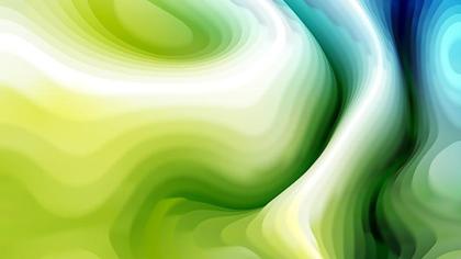 Green Flowing Abstract