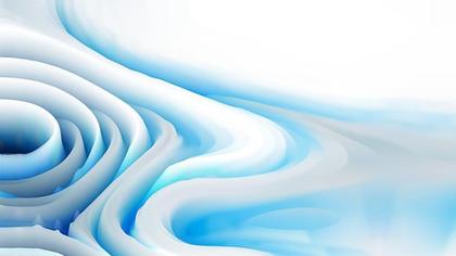 Abstract Blue and White Waves