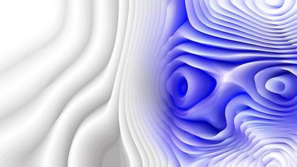 Abstract Blue and White Swirls