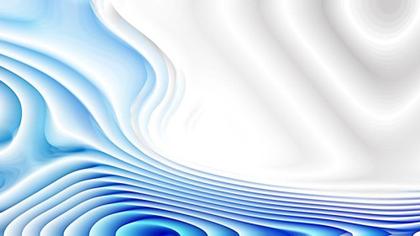 Abstract Blue and White Waves