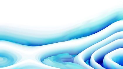 Abstract Blue and White Waves