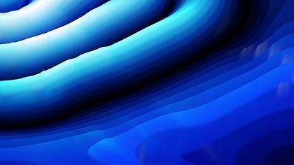 Abstract Blue Curves