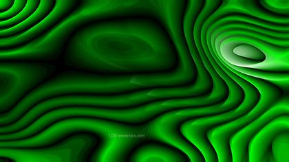 Green Wavy Abstract
