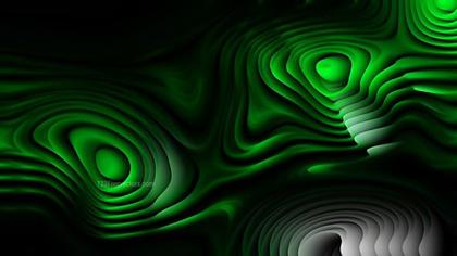 Abstract Green Swirls