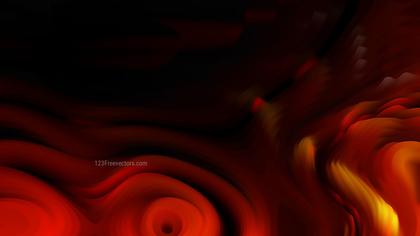 Swirling Red and Black Abstract
