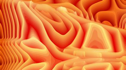 Orange Abstract Terrain