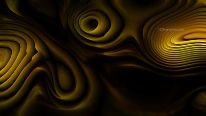 Swirling Golden Abstraction