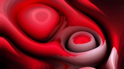 Flowing Red Abstract