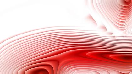 Red and White Abstract