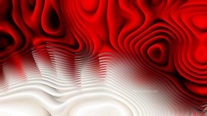 Abstract Red and White Swirls