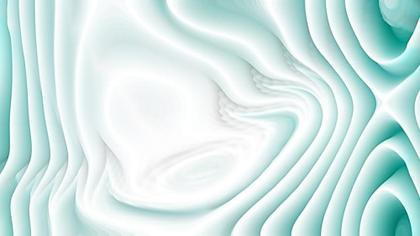 Swirling Teal and White Abstract
