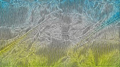 Abstract Lines and Foliage