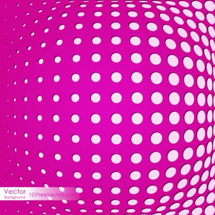 Dark Pink Halftone Background