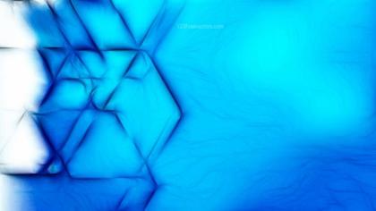 Abstract Geometric Blue