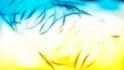 Abstract Blue and Yellow Swirls