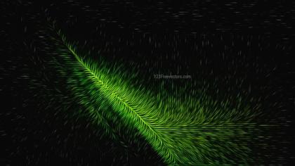 Glowing Green Feather