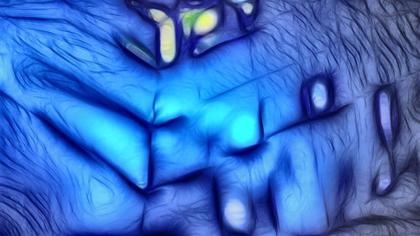 Abstract Blue Shapes