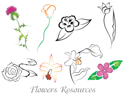 Free Vector Images of Flowers