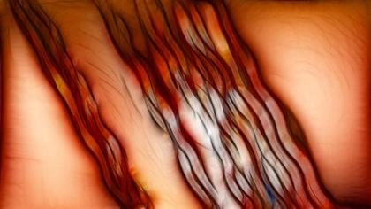 Wavy Amber and Red Lines