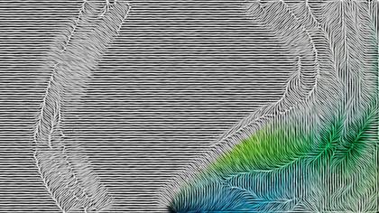 Abstract Lines and Foliage