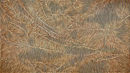 Feathered Lines Composition