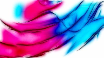 Swirling Pink and Blue Abstraction
