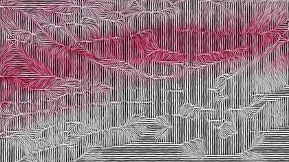 Abstract Feathered Lines