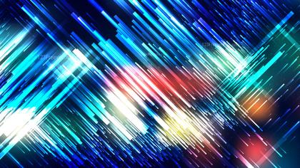 Abstract Blue Light Streaks