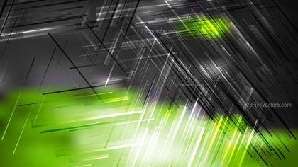 Abstract Green Black and White Dynamic Random Lines Background