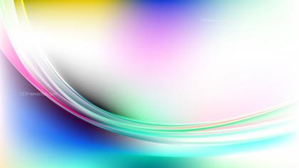 Abstract Colorful Curve Background