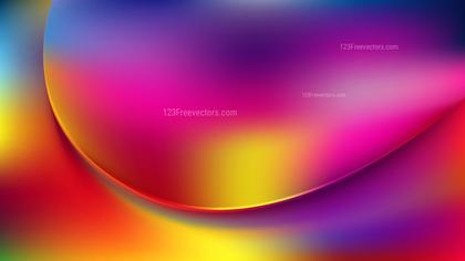 Colorful Abstract Wave Background Template Design