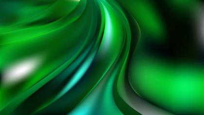 Free Download Abstract Green Wave Background