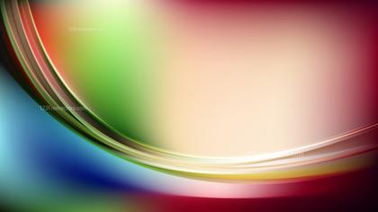 Abstract Glowing Dark Color Wave Background
