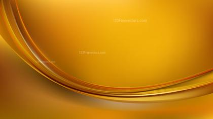 Gold Abstract Wave Background Vector Art