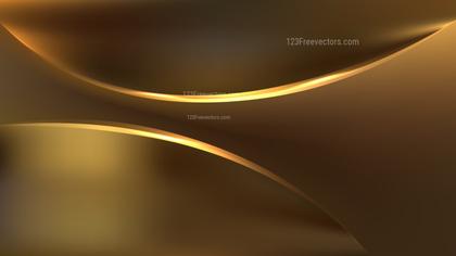 Gold Abstract Wavy Background Graphic