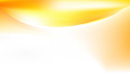 Abstract Glowing Orange and White Wave Background